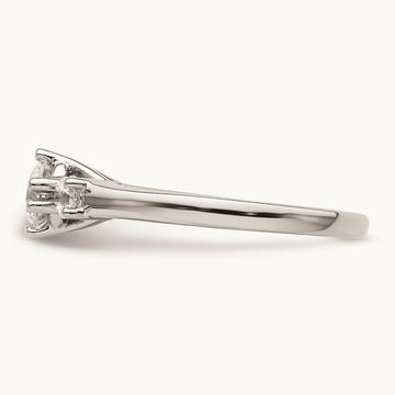 3-Stone Semi-Mount Engagement Ring, 0.25-0.50 ct tw
