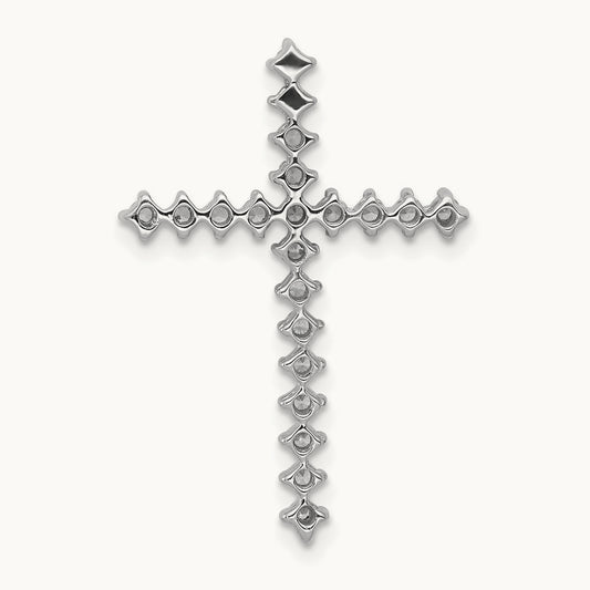 3/8ct. Diamond Cross Chain Slide — photo set