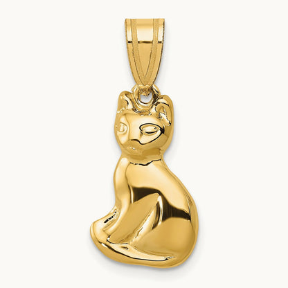 Cat Charm, 14K