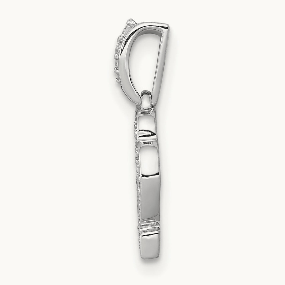 Diamond Virgo Zodiac Pendant, 14K White Gold