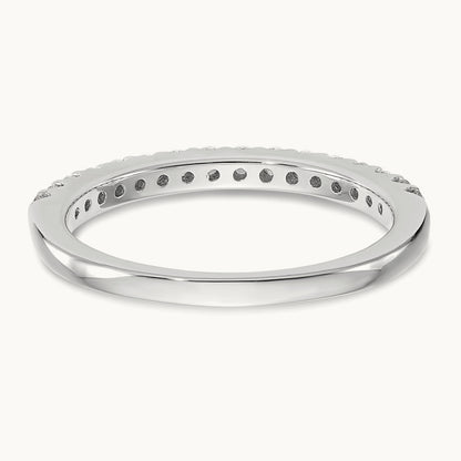 Diamond Wedding Band, 14K White Gold