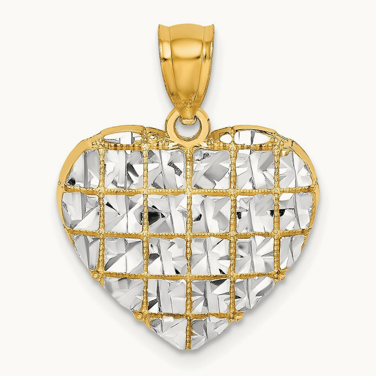 w/ Diamond-cut Heart Charm — photo set