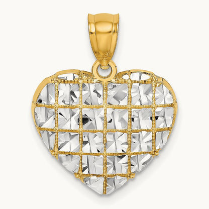 w/ Diamond-cut Heart Charm — photo set