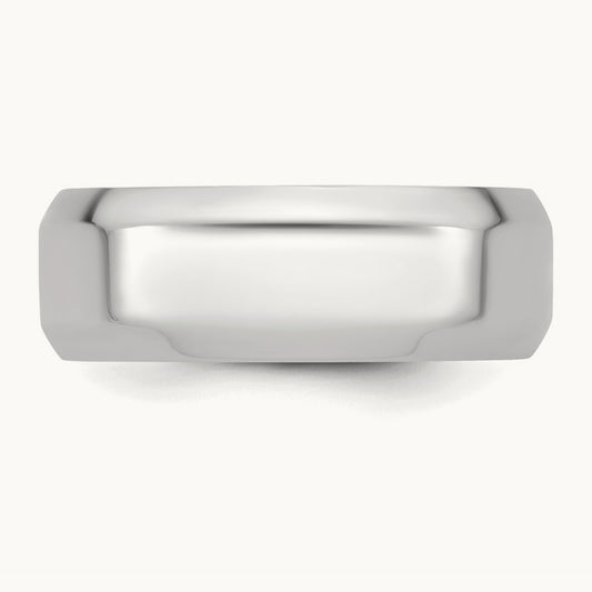 Bevel Edge Comfort Fit Band — photo set