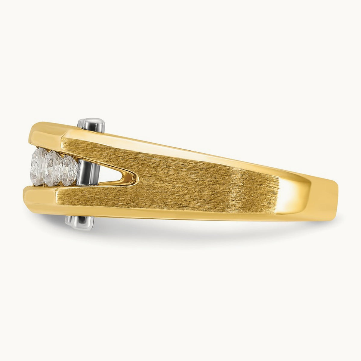 5 Stone Men's Ring, 0.50 ct tw Lab-Grown Diamond