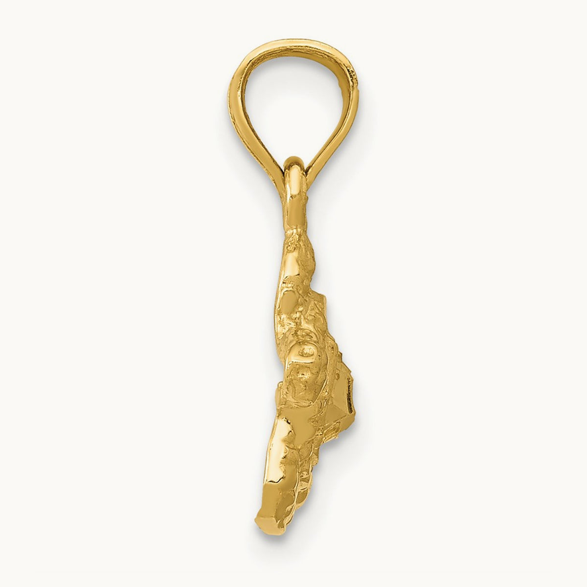 Turtle Pendant, 14K