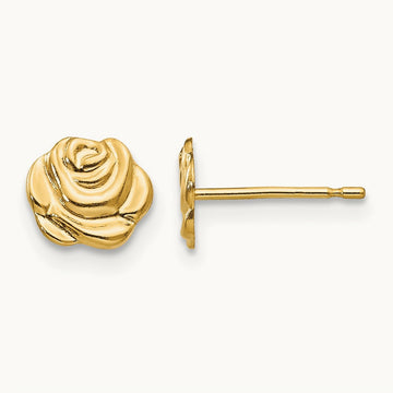 Madi K Flower Post Earrings, 14K
