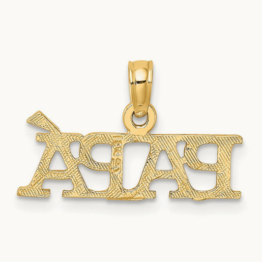 PAPA Charm, 14K