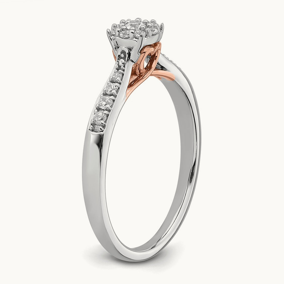 Petite Engagement Ring, 0.20 ct tw Lab-Grown Diamond