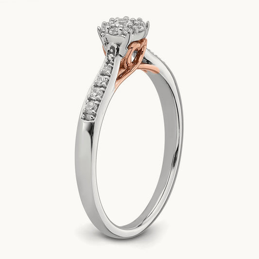 Petite Engagement Ring, 0.20 ct tw Lab-Grown Diamond