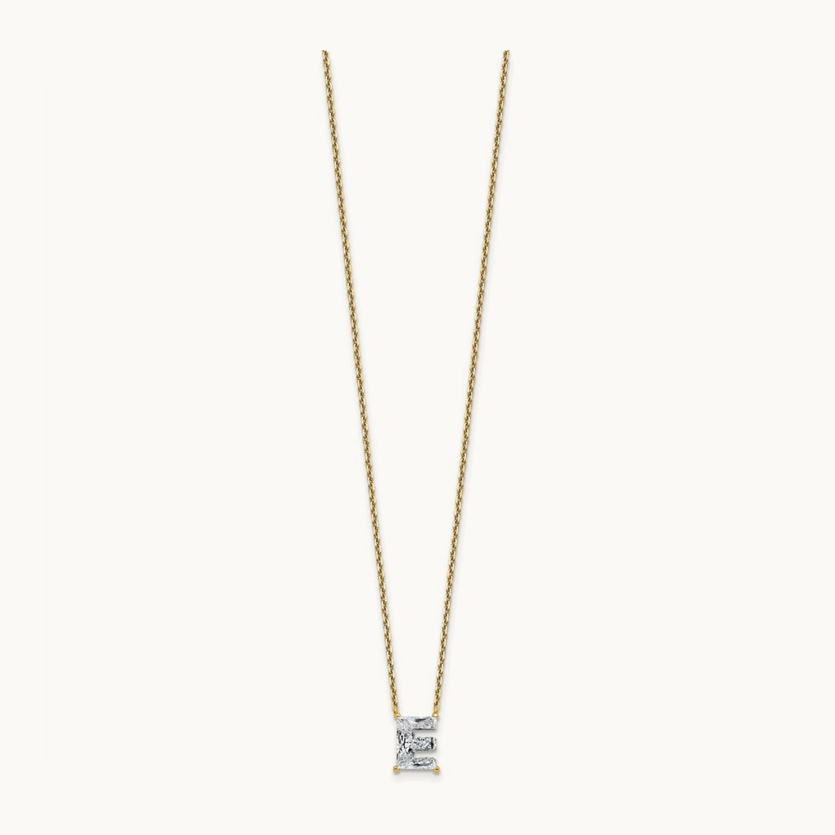 Initial Necklace, 2.00 ct tw Lab-Grown Diamond