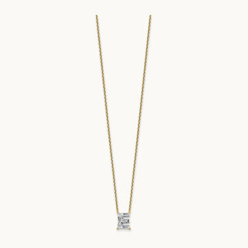 Initial Necklace, 2.00 ct tw Lab-Grown Diamond