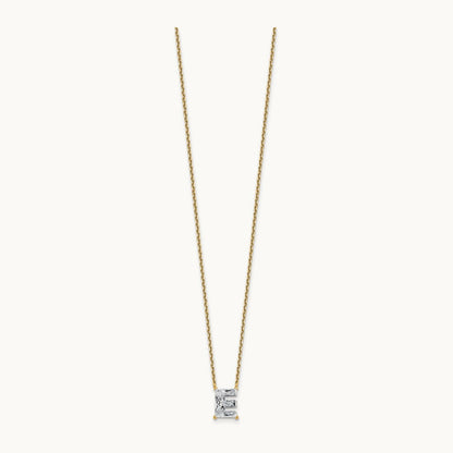 Initial Necklace, 2.00 ct tw Lab-Grown Diamond