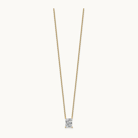 Initial Necklace, 2.00 ct tw Lab-Grown Diamond
