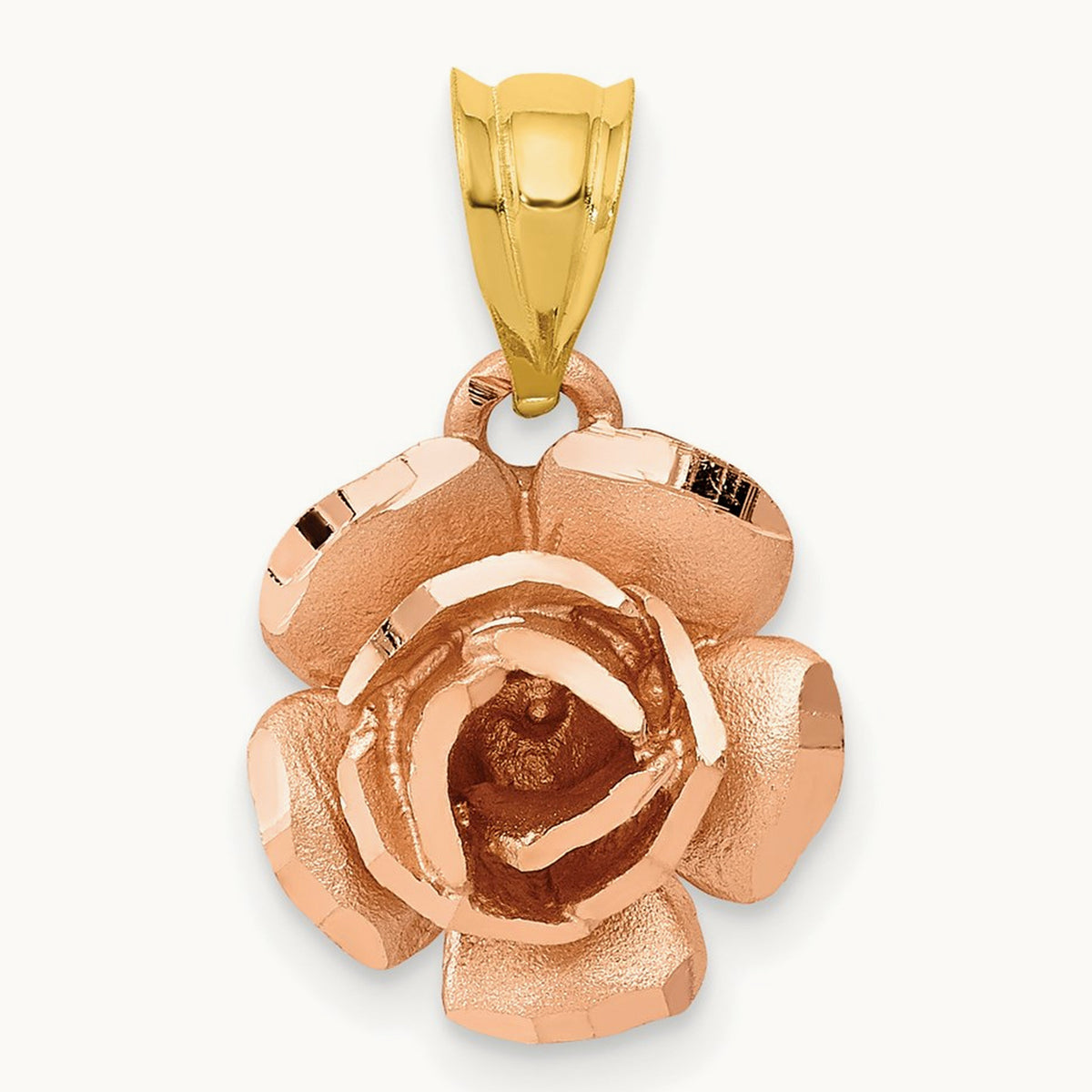 Charm, 14K Two-tone Rose