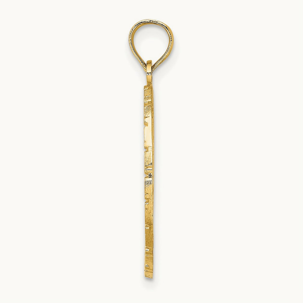 JAMAICA w/Bird and Flowers Charm, 14K