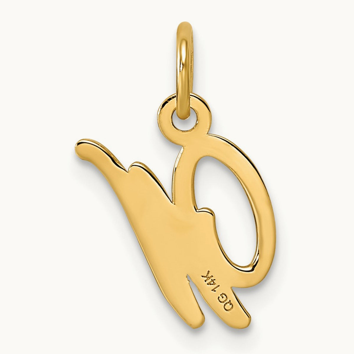 Script Initial Charm — W