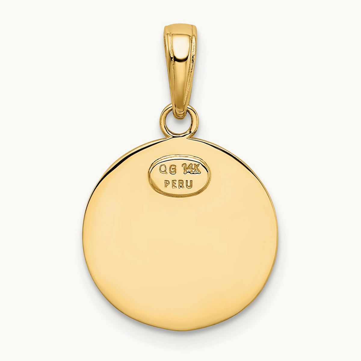 Saint Christopher Medal Charm, 14K