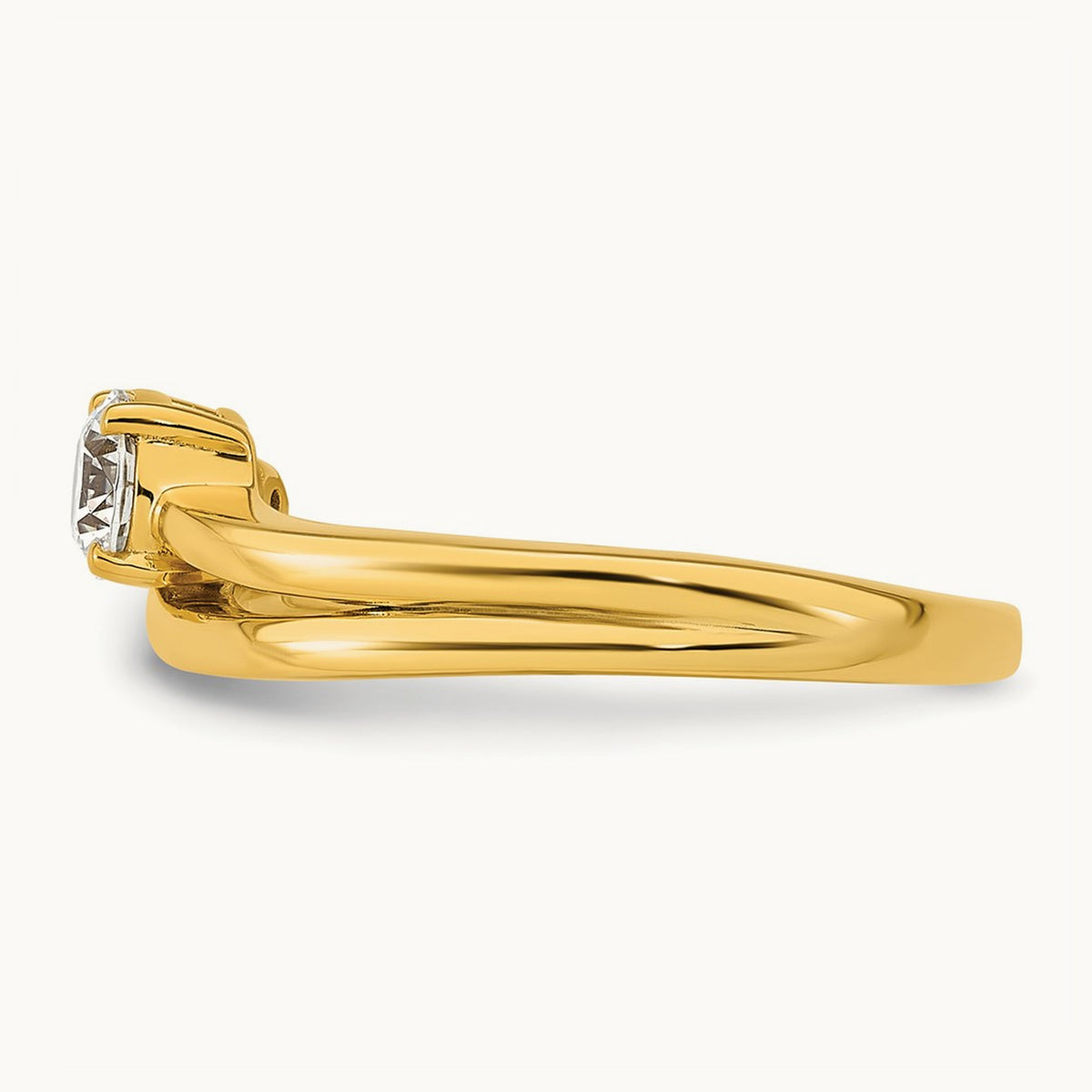 Round Engagement Ring, 0.50-1.00 ct tw Lab-Grown Diamond