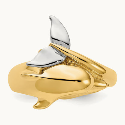Polished Dolphin Ring — photo set