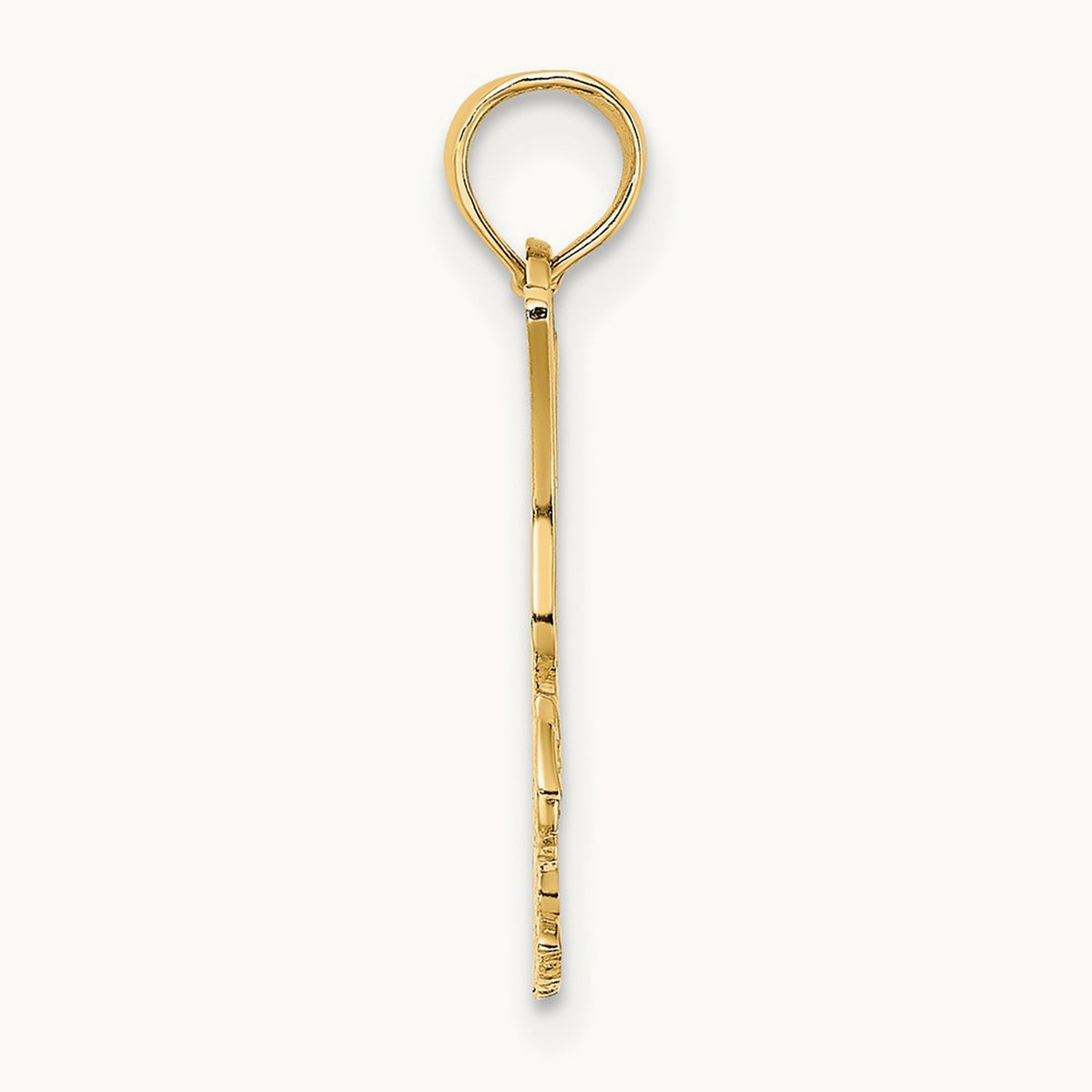 Eagle Landing Charm, 14K