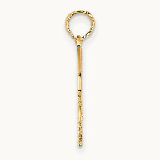 Eagle Landing Charm, 14K