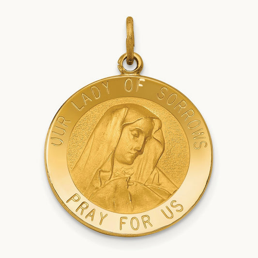 Our Lady of Sorrows Medal Pendant — photo set