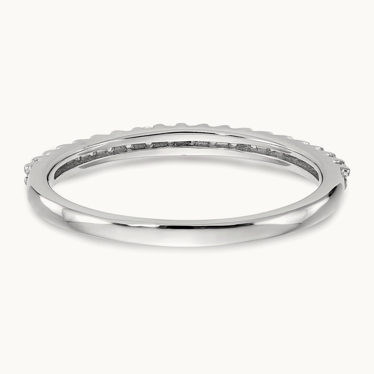 Diamond Band — 14K White Gold, 7