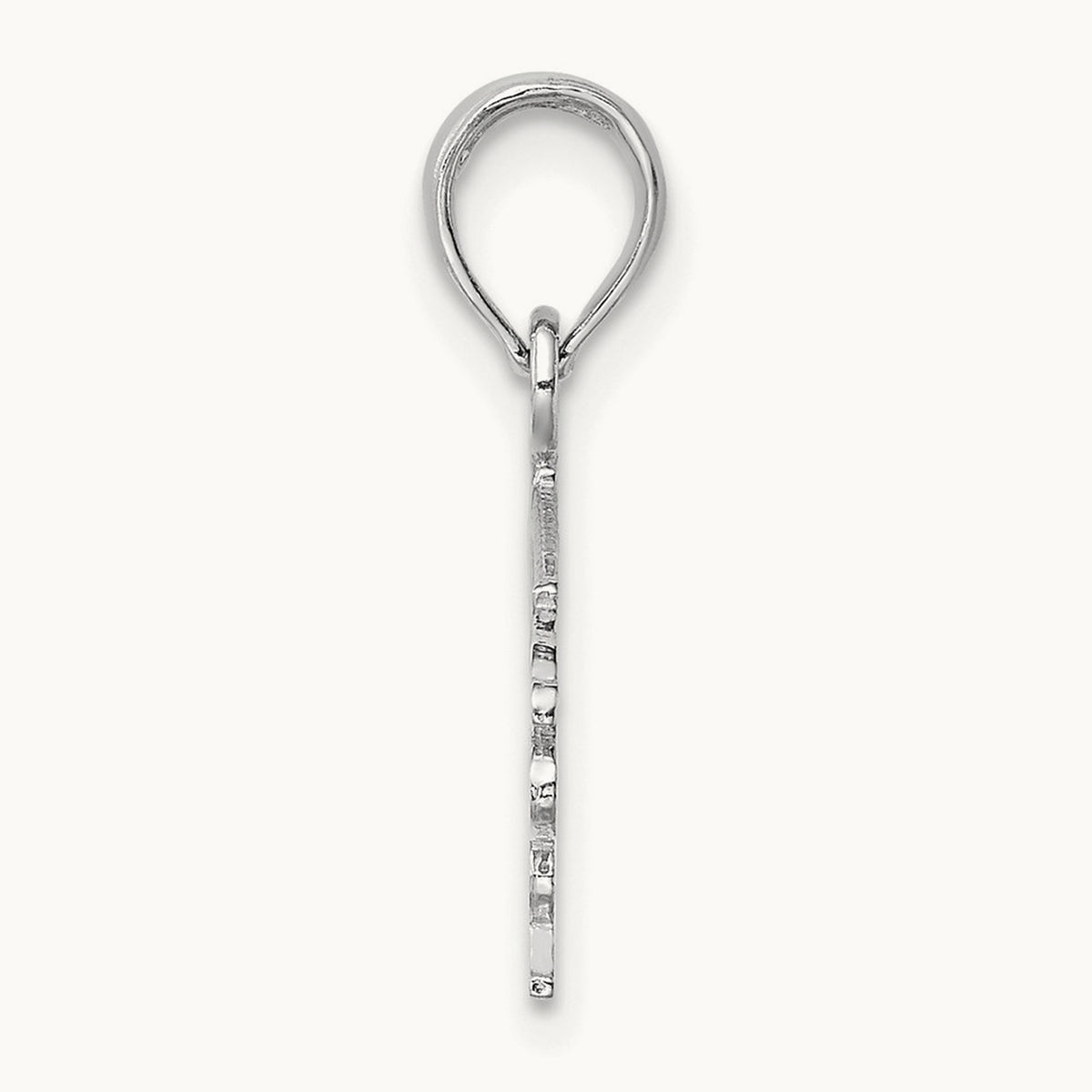 FIREFIGHTER'S DAUGHTER Charm — 14K White Gold