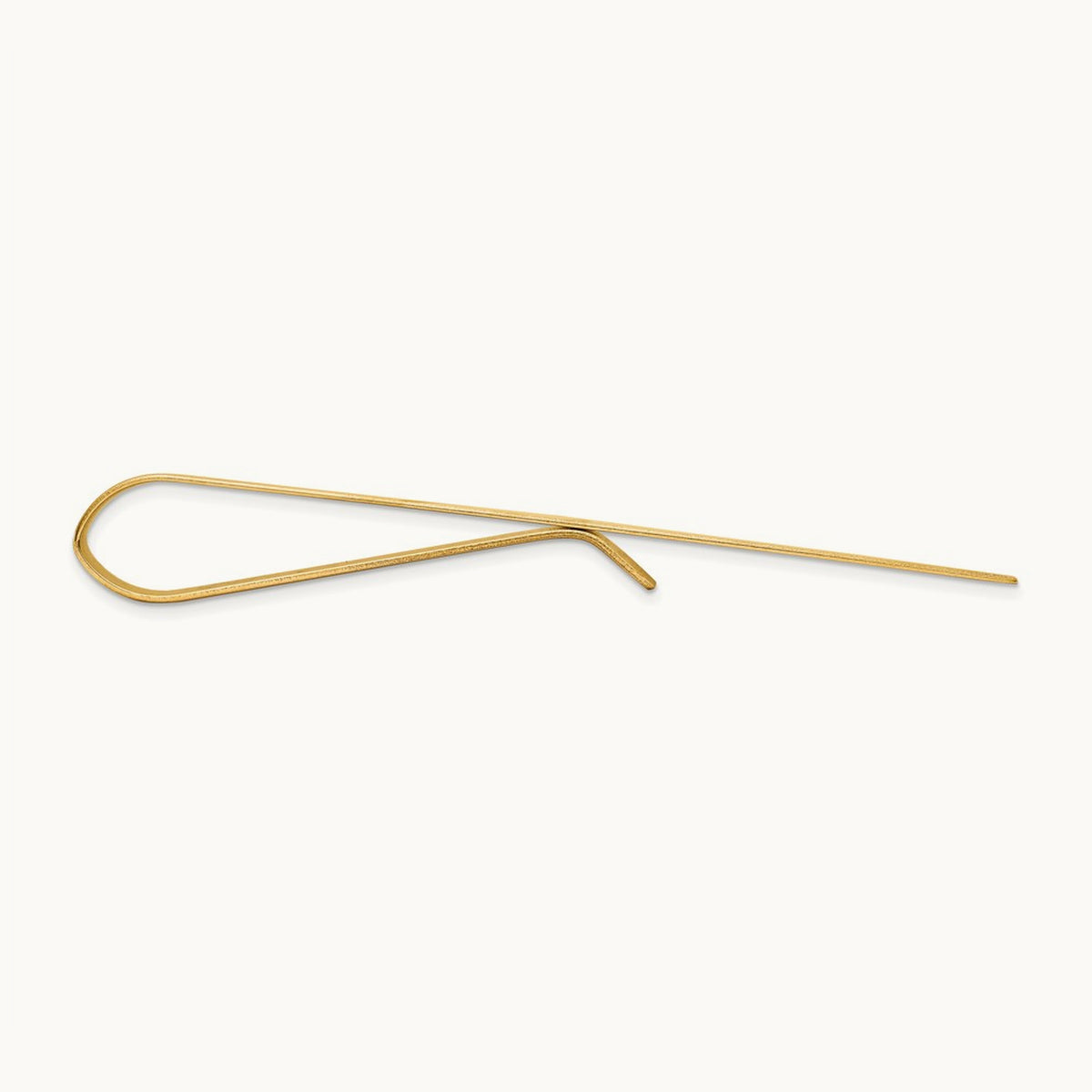 Polished Tie Bar — 14K Yellow Gold