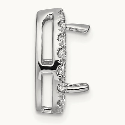 Pear Halo Chain Slide, 2.50 ct tw Lab-Grown Diamond