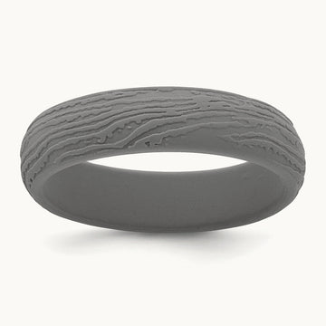 Silicone Gray 5.70m Wood Grain Pattern Band