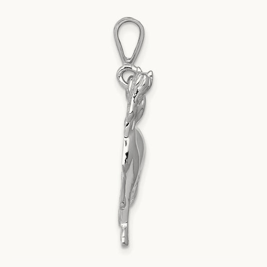 Horse Charm, 14K White Gold