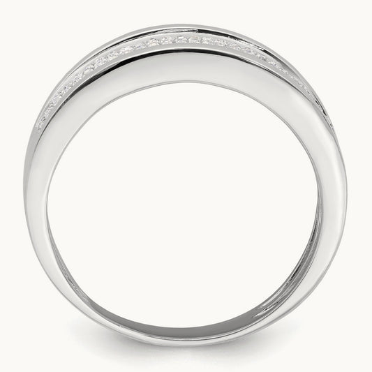 Men's Band, 0.25 ct tw Lab-Grown Diamond
