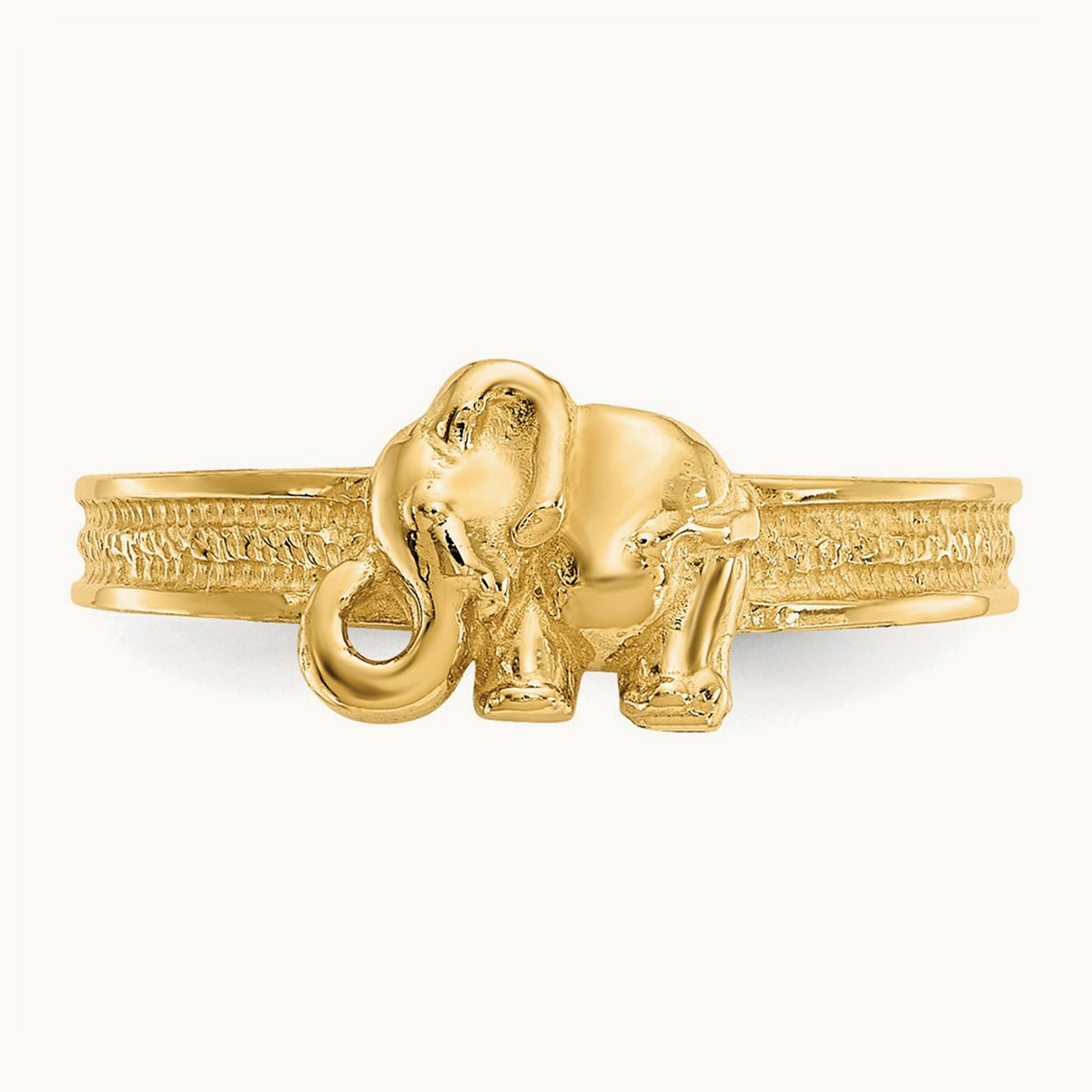 Elephant Toe Ring, 14K