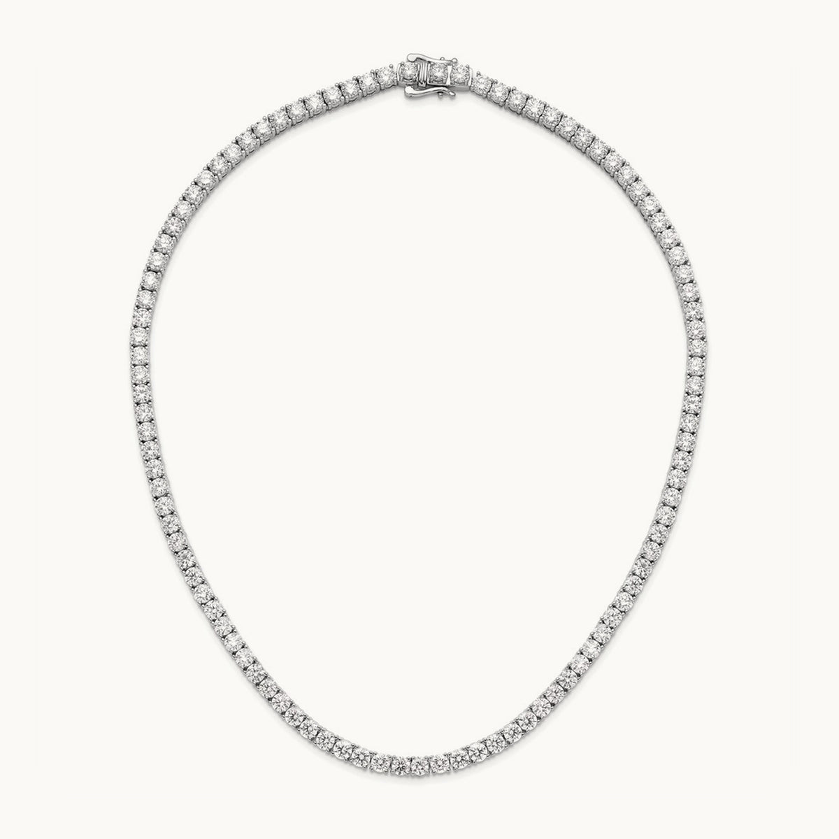 Tennis Necklace, 32.00 ct tw Lab-Grown Diamond