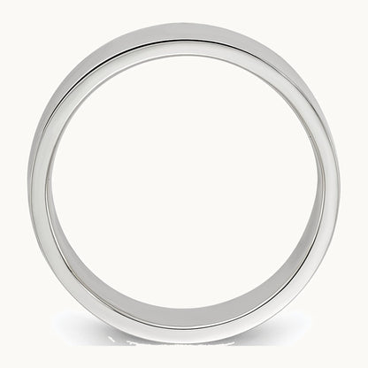 Sterling Silver 6mm Lightweight Flat Band