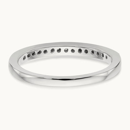 Diamond Wedding Band, 14K White Gold