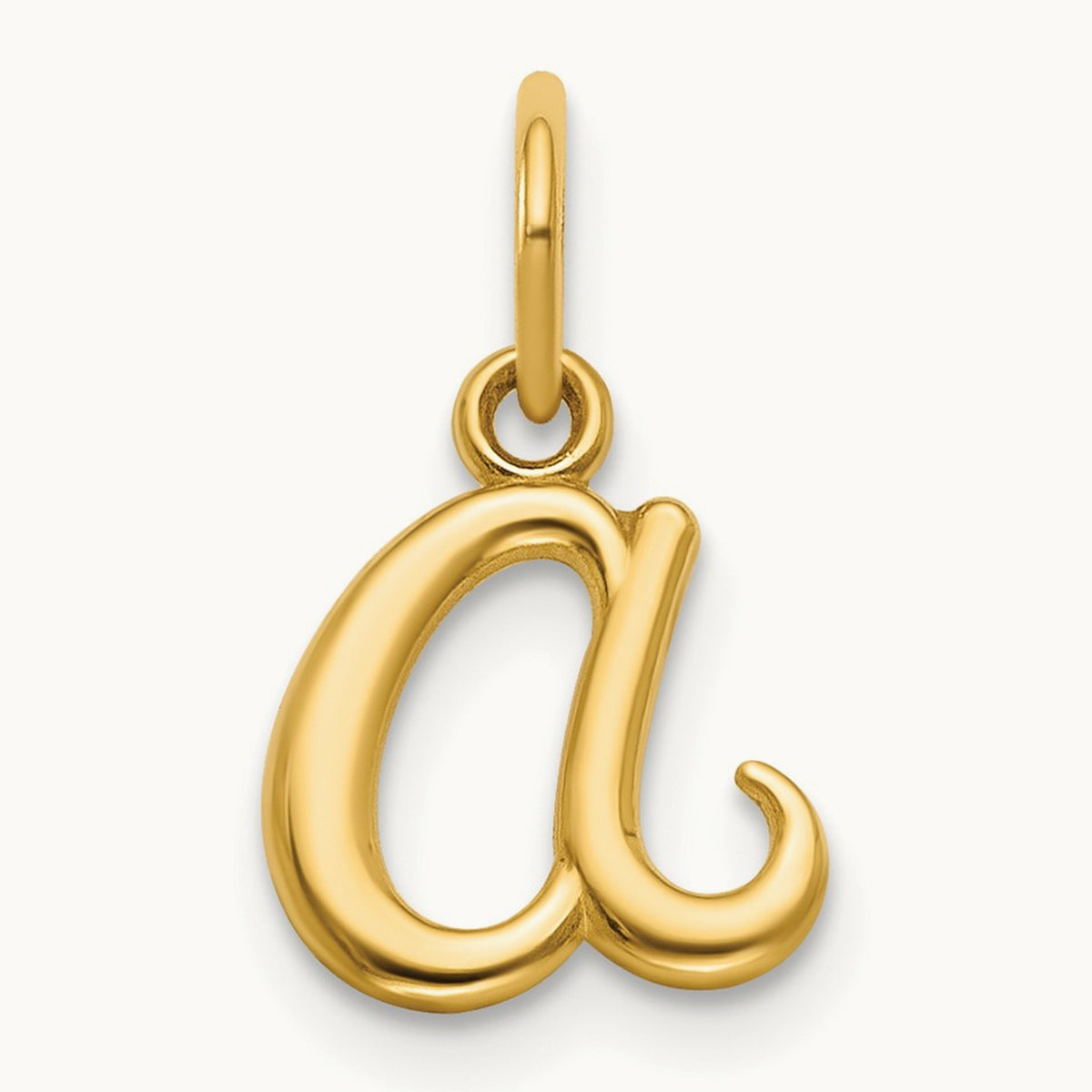 Initial Charm, 14K Yellow Gold