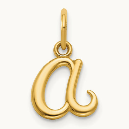 Initial Charm, 14K Yellow Gold