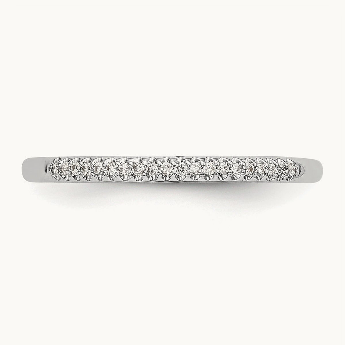 Diamond Band, 14K White Gold