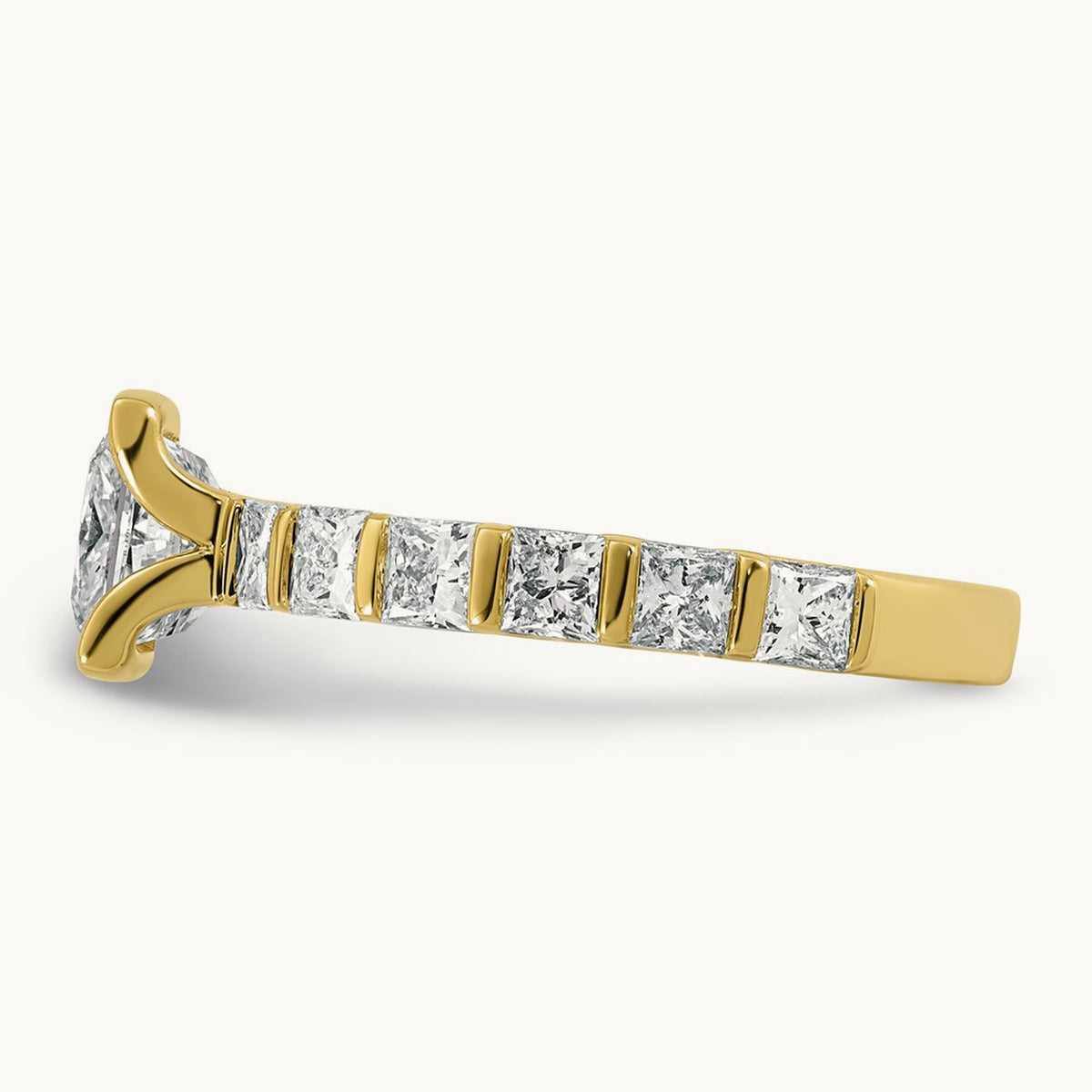 Princess Center Engagement Ring, 0.50 ct tw Lab-Grown Diamond