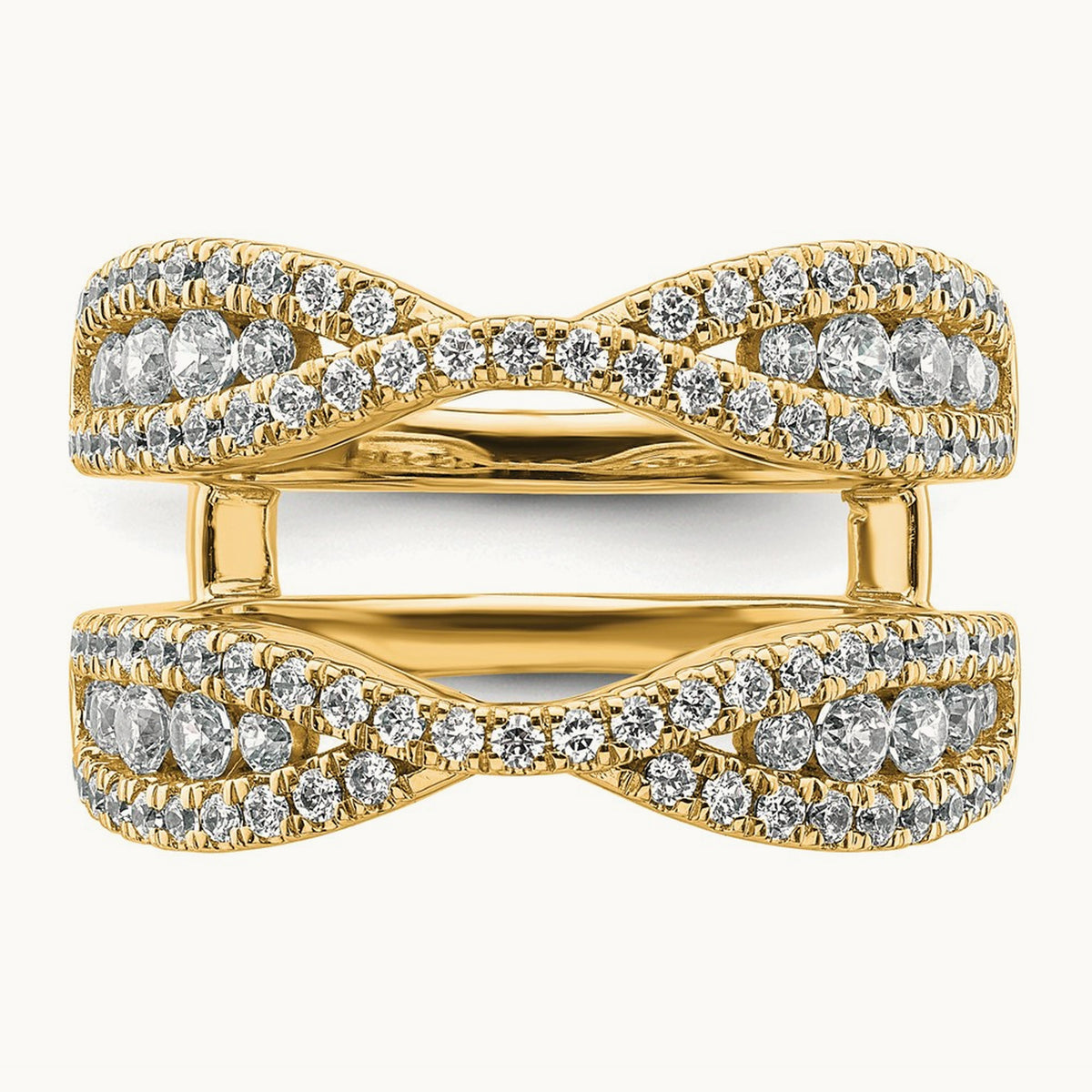 Ring Guard, 1.00 ct tw Lab-Grown Diamond — 14K Yellow Gold
