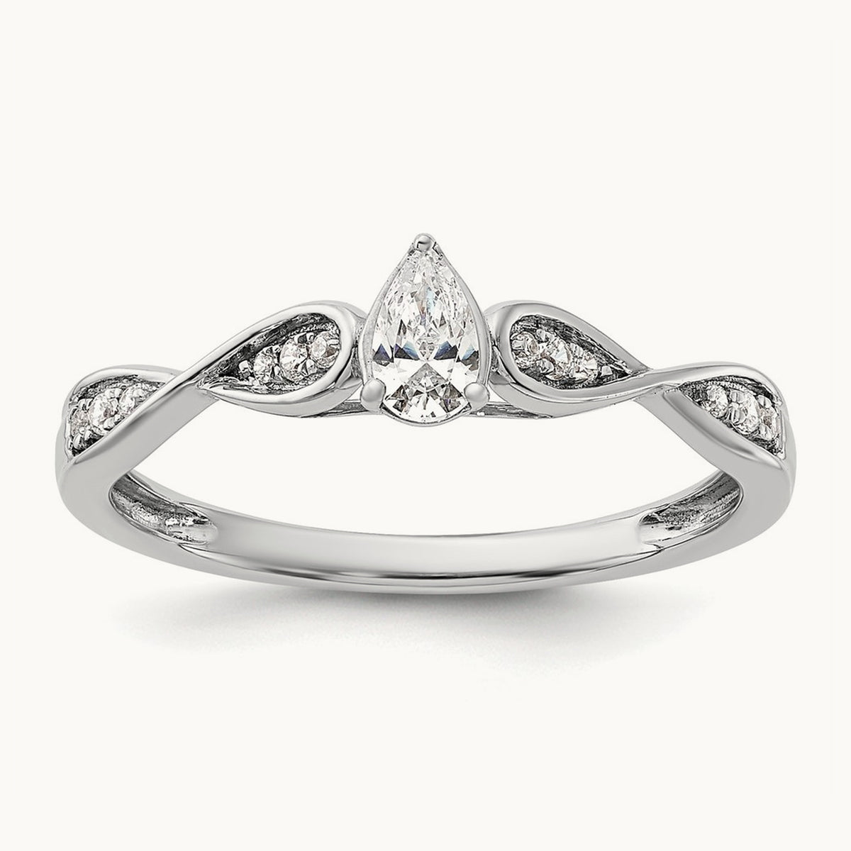 Semi-Mount Engagement Ring, 0.05 ct tw