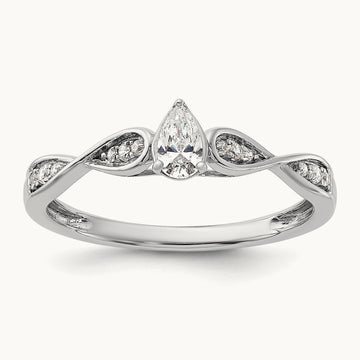 Semi-Mount Engagement Ring, 0.05 ct tw