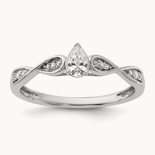 Semi-Mount Engagement Ring, 0.05 ct tw
