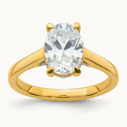 Oval Ring, 2.25 ct tw Lab-Grown Diamond