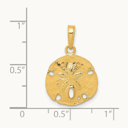 Polished Sand Dollar Pendant