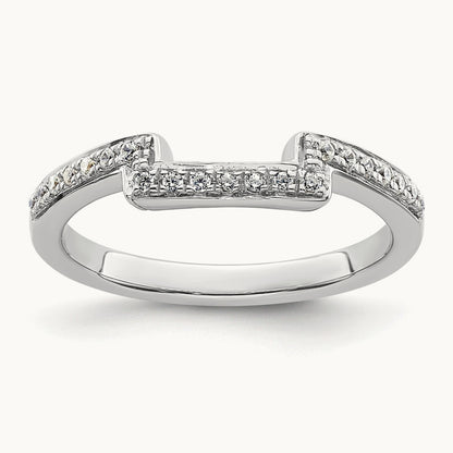 Diamond Wedding Band, 14K White Gold