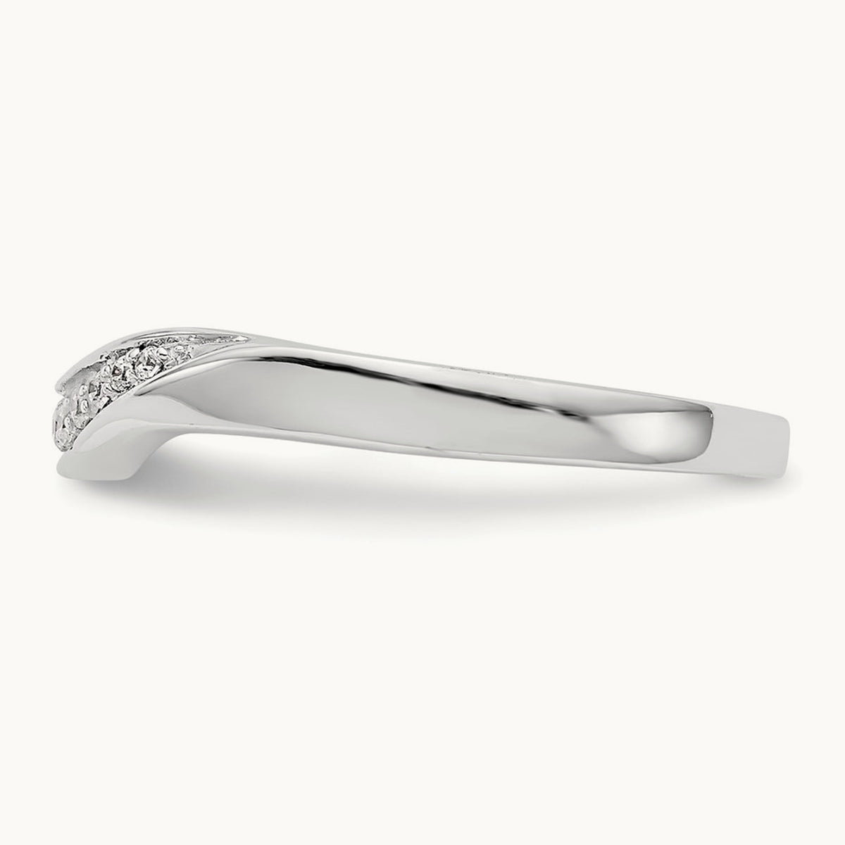 Diamond Band, 14K White Gold